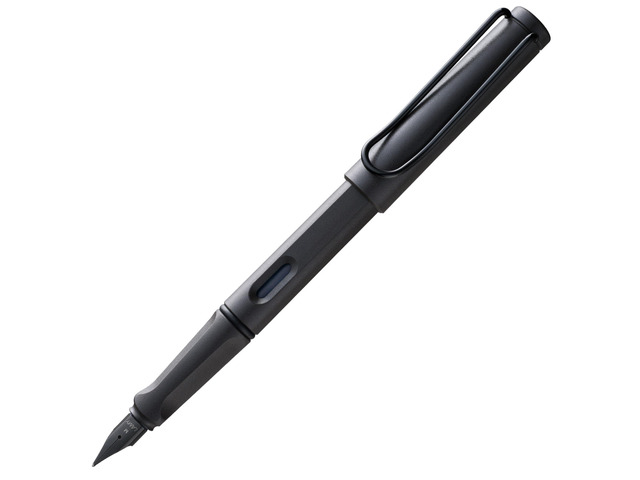 safari umbra - Fountain Pen with ergonomic grip & polished steel nib in size F - ideal for any Writing & Calligraphy - including T 10 blue...