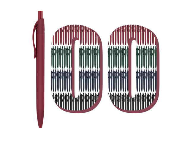 Pens Bulk, 100 Pack No Bleed Click Black Pens, Retractable Ballpoint Pens, Medium Point, Smooth Ink Pens, 1.0MM Black Ink