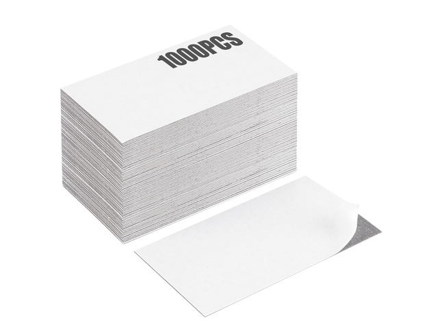 DIY Magnetic Business Name Card with Self Adhesive Backings,2 X 3Â½ Inch Bulk Value Pack of 1000PCS,Sticky Anisotropic Magnets Tape,Peel and Stick...