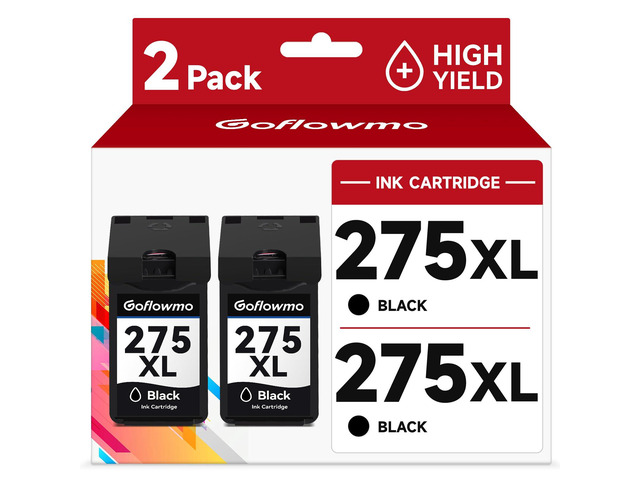 275XL PG-275XL Black Ink Cartridge Compatible for Canon 275 PG-275 XL 2Pack for Cannon TR4720 TR4700 TR4722 TS3522 TS3500 TS3520 TS3720 TS3700...
