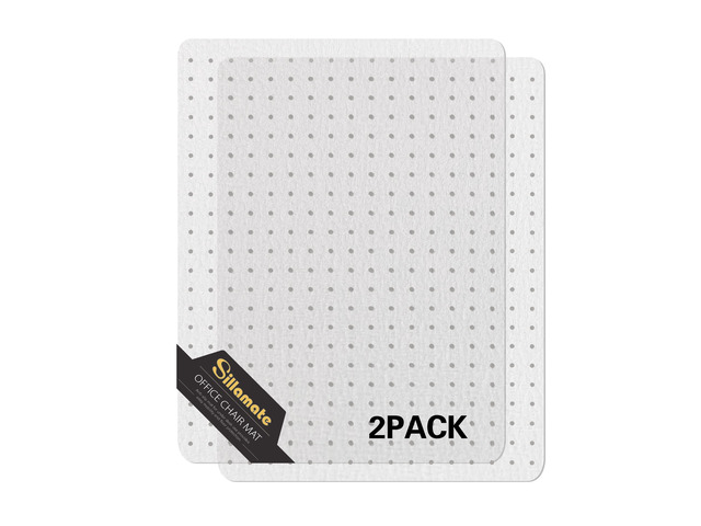 Plastic Office Chair Mat for Carpeted Floors, Heavy Duty Floor Mat,Eco-Friendly Series Studded Carpet Desk Chair Mats-36'' x 48'' (36 inches X 48...