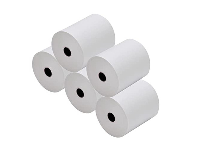 Thermal Receipt Paper Rolls 3-1/8 x 230ft, 5 rolls