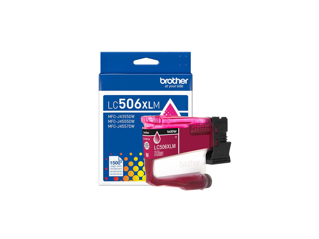 Genuine LC506XLM High Yield Magenta Ink Cartridge (for use INKvestment 4355, 4555, and 4557 Printers)