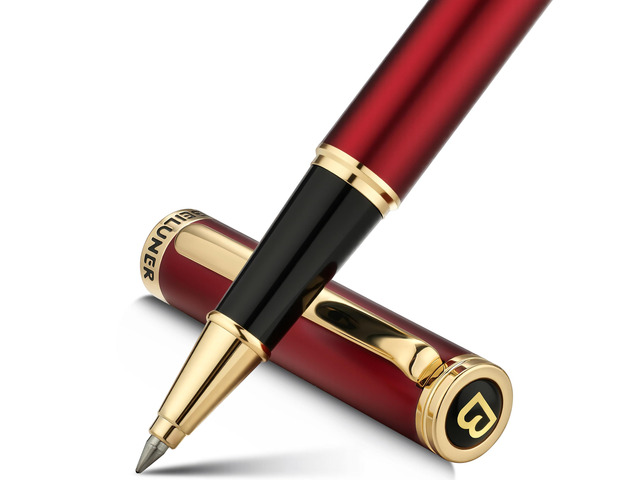 Luxury Rollerball Pen,24K Gold Trim,Noble and Elegant Designs,Schneider Ink Refill, Best Roller Ball Pen Gift Set for Men & Women, Professional,...