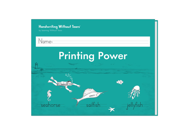 Printing Power Workbook, 2nd Grade+, Age 7+ Practice print handwriting with lessons that cover other language arts skills; for classroom,...