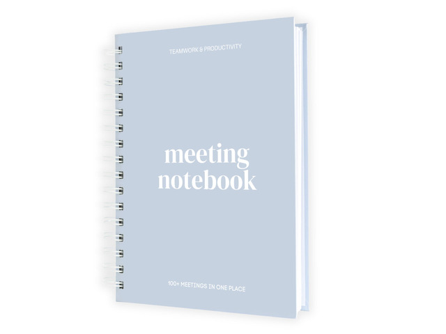Meeting Notebook for Work OrganizationWork Notebook for Note Taking Meeting Planner & Office Supplies for Men & Women to Stay Organized with 100+...