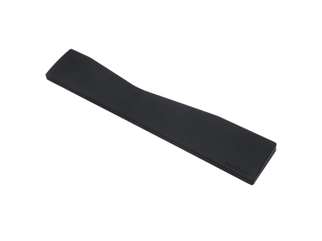 Black Silicone Wrist & Palm Rest, 17.56' for 100% Alice Layout Mechanical Keyboards (Q13 Max / Q13 Pro) Full Honeycomb Anti-Slip Base, Smooth and...