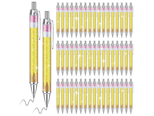 100 Pcs Teacher Pens Back to School Gifts Bulk Pencil Ballpoint First Day of School Gift for Teacher Student Welcome Back to Classroom Preschool...