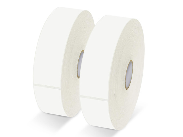Removable Freezer Labels, 2000 PCS Water/Oil/Tear Resistant Blank Stickers White Food Labels with Perforation Line for Refrigerator, Food...