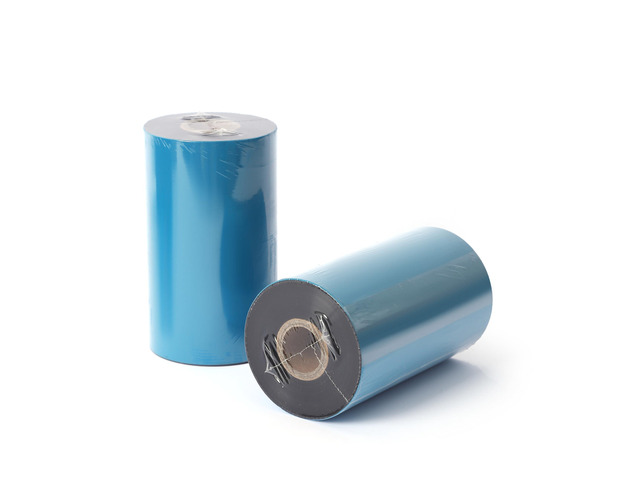 6 Rolls 5.12'' x 1476' Premium Resin Enhanced Wax Ribbon, 130mm x 450m Black Thermal Transfer Ribbon, Barcode Thermal Label Printer Ribbon, CSO-Ink...