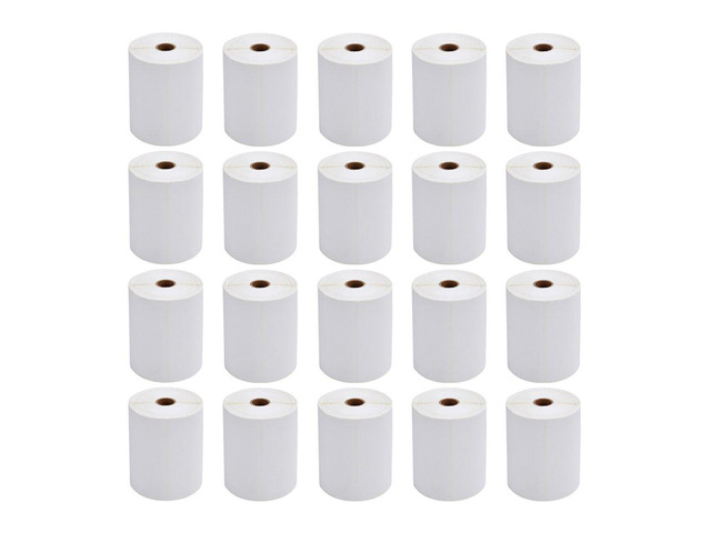 Thermal Labels 4x6 Direct Thermal Shipping Labels, 20 Rolls with 250 Labels/Roll, 1'' Core, Compatible Zebra 2844 ZP-450 ZP-500 ZP-505 Thermal...