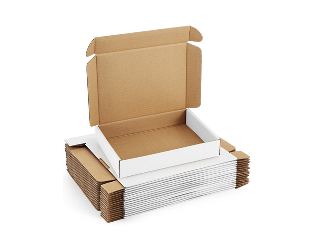 Shipping-Boxes-11x8x2 Inches: 25 Pack-Cardboard-Boxes-for-Packaging, White-Shipping-Boxes-for-Packing-Small-Business, Corrugated Box Mailers for...