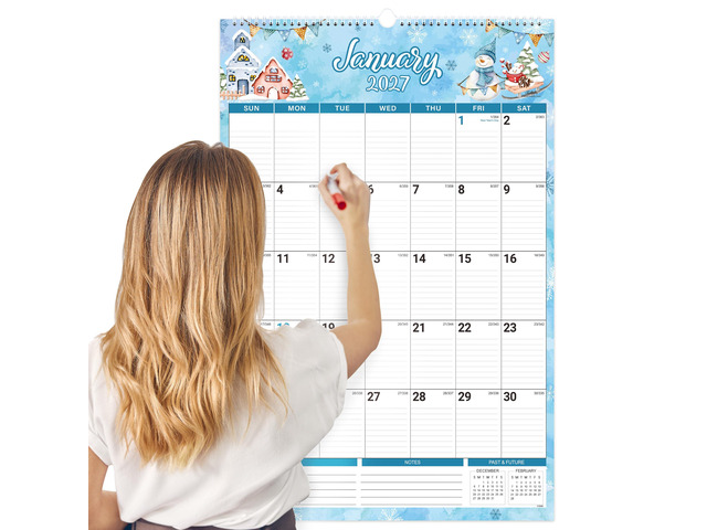 2027 wall calendar - 2027 Large Wall Calendar, Big Calendars 2027 15.4'' x 23'', Jan. 2027 - Dec. 2027, 12-Month Hanging Planner for Office Home...