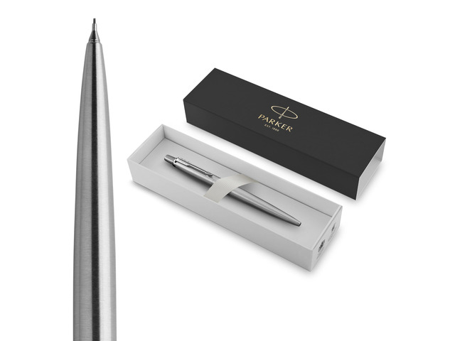 Jotter Mechanical Pencil, Stainless Steel with Chrome Trim, 0.5mm, HB #2 - Smooth Writing, Signature Design, Stationary, Desk Essentials