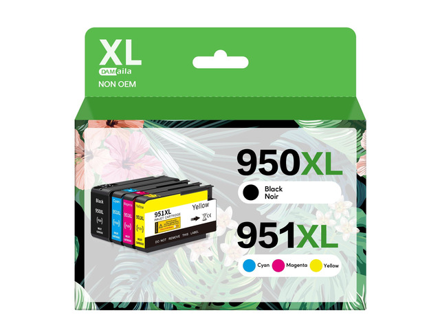 950XL 951XL Combo Compatible for HP 950 XL 951 XL Ink Cartridge Replacement for HP OfficeJet Pro 8600 8610 8620 8100 8630 8660 8640 8615 76DW 251DW...