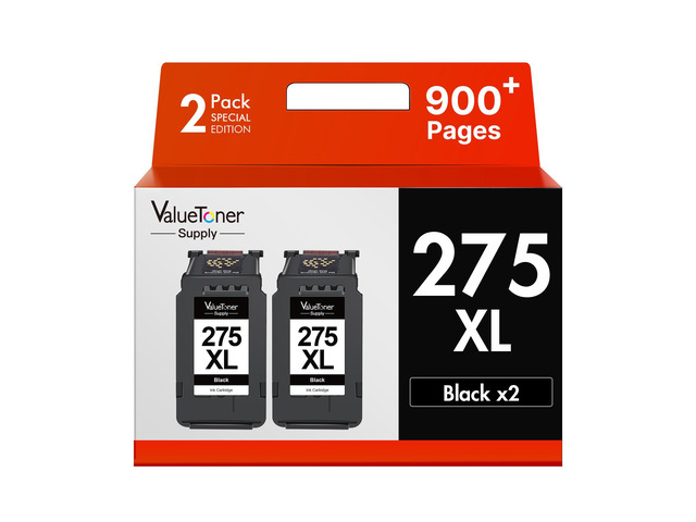 PG-275XL Black Ink Cartridge Compatible with Canon 275 Black Ink 275XL PG-275XL PG-275 XL PG275XL Works for Canon PIXMA TR4720 TR4700 TS3720 TS3500...
