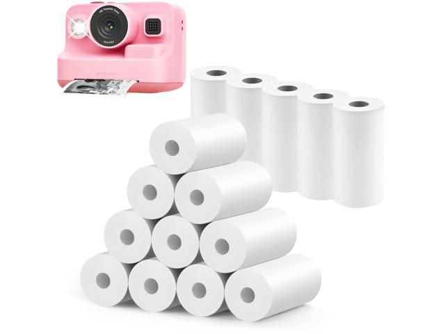 15 Rolls Instant Camera Refill Print Paper, HD Print Camera Paper Suitable for Most Kids Instant Camera, Compatible with...