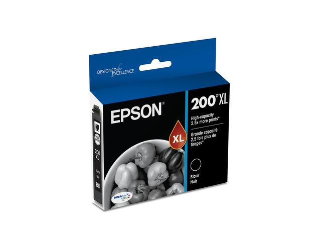 200 DURABrite Ultra Ink High Capacity Black Cartridge (T200XL120-S) Works with Workforce WF-2520, 2530, 2540, Expression XP-200, 300, 310, 400, 410