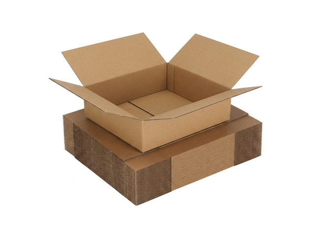 12x12x3 Shipping Boxes 25 Pack, Brown Corrugated Cardboard Boxes with Side-Lock and Pre-Applied Double-Sided Tape, Easy Assemble Packing Mailer...