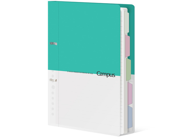 5 Subject Spiral Notebook Journal, Campus 110 Sheets B5 Refillable Notebook with Dividers Tabs, 6mm Dot Lined Binder Notebook for Work School Note...