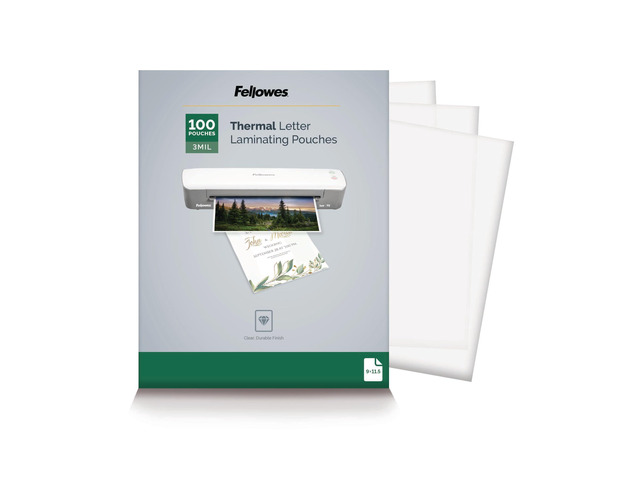 Thermal Laminating Pouches, Letter Size Sheets, 3 Mil, 100pk Premium Protection, Dry-Erase Friendly, Perfect for Classroom School Supplies &...