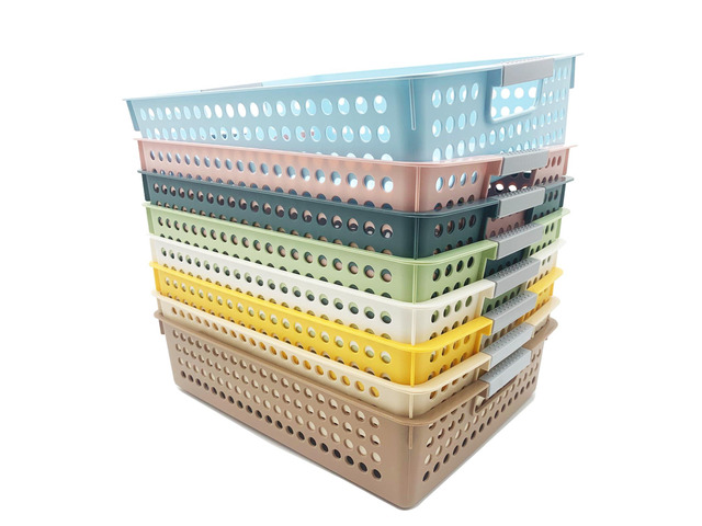 8Pcs Classroom Organization and Storage Paper Tray Holds,Fits 4A paper Paper Trays for Classroom Toy,Crayons,Handicrafts Storage,Also for Library,...