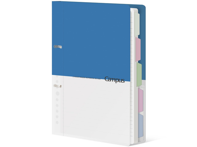 5 Subject Spiral Notebook Journal, Campus 110 Sheets B5 Refillable Notebook with Dividers Tabs, 6mm Dot Lined Binder Notebook for Work School Note...