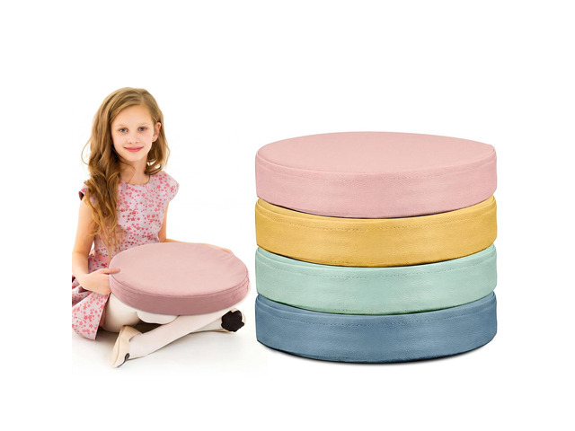 4 Pcs Extra Thick Flexible Seating Floor Cushions Assorted Colored Pillow Floor Cushions for Classroom Soft Flexible Seating for Kids Learning...