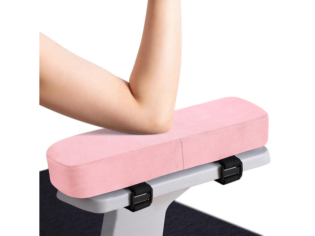 Memory Foam Office Chair Armrest Pads, Non-Slip Armrest Cushion Ergonomic Arm Rest Pads with Adjustable Buckles and Straps, Elbow Relief for Desk,...