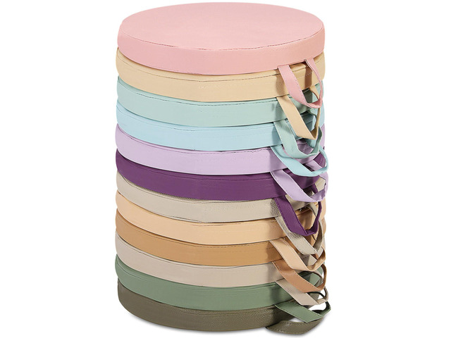 12 Pcs Classroom Floor Cushions for Kids,Vivid Color,Round Flexible Classroom Seating for Kindergarten Daycare Nursery, Floor Cushion with Handle,...