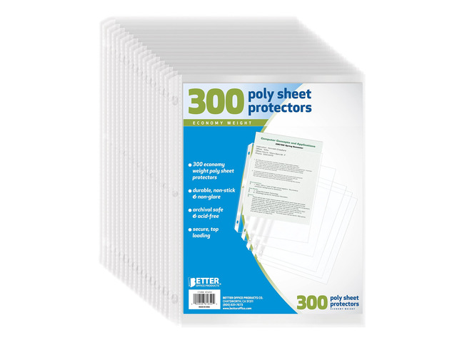 Sheet Protectors, 300 Count
