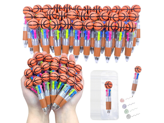 100 PCS Multicolor Pen Set 50 Cute Pens Bulk with 50 Pen Bags, Fun Pens for Party Favors, Christmas, Birthday, Kawaii Stationery for Student...