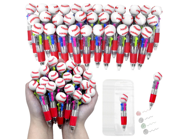100 PCS Multicolor Pen Set 50 Cute Pens Bulk with 50 Pen Bags, Fun Pens for Party Favors, Christmas, Birthday, Kawaii Stationery for Student...