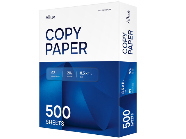 Printer Paper - 8.5 x 11 White Letter Size Copy Paper, 1 Ream 500 Sheets 20 lb Printing Paper for Documents Writing, Drawing, Smooth, 92 Bright ...