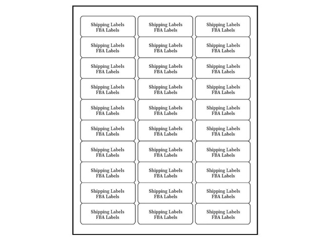 30 UP Address Labels for Inkjet Printers 1' x 2-5/8', Pack of 4500 Labels