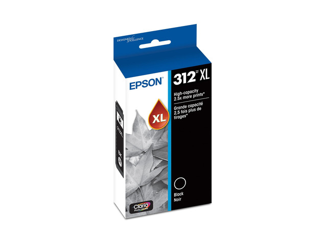 312 Claria Photo HD Ink High Capacity Black Cartridge (T312XL120-S) Works with Expression XP-8500, 8600, 8700, 15000