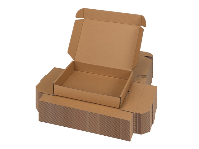 11x8x2 inch Cardboard Shipping Box, Set of 30 Mailing Boxes, Brown 30 Smiley Stickers, Single Corrugated, DIY Cardboard, Easy Fold, Shape Well,...