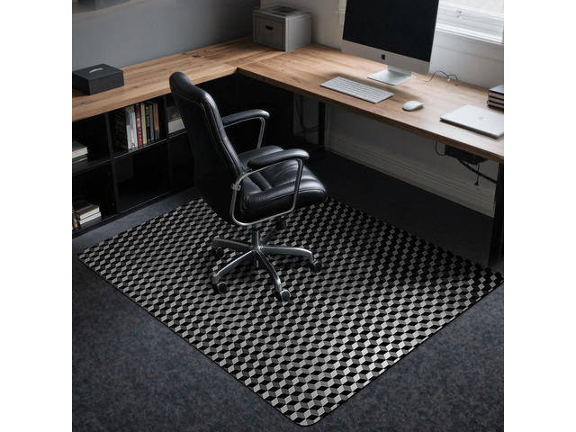 Office Chair Mat for Carpet, 48' x 60' Large Computer Desk Chair Mat for Low Carpeted Floors, Thick and Sturdy Carpet Protector for Rolling Chairs,...