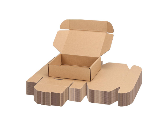 40 Pack 7x5x2 inch Small Shipping Boxes, Brown Mailing Boxes Tuck Top, Quick Fold, Easy Assemble, Shape Well, Single Corrugated, DIY Cardboard,...