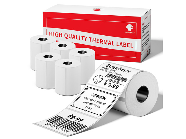 [6x230 pcs] Original Labels M110-1.57''x1.18'' (40x30mm) for M110/M220/M100/M221/M250 Label Printer, Multi-Purpose Adhesive Thermal Paper,for...