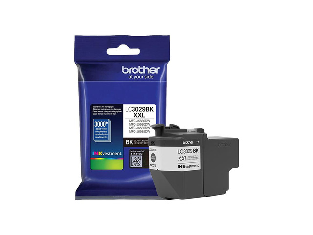 Genuine Super High Yield Black Ink Cartridge, LC3029BK, Replacement Black Ink for Compatible Printers, Page Yield Up to 3000 Pages, Supports Amazon...