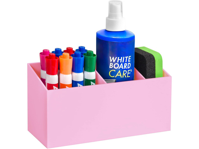 Magnetic Dry Erase Marker Holder for Whiteboard, Fridge Classroom Acrylic Magnet Pen Holder for Office, Refrigerator, Whiteboard Maker Holder for...