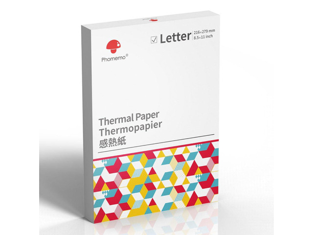 Thermal Printer Paper 8.5''×11'' for M08F M832D M832 M834, 200Pcs Inkless Printer Paper for Thermal Printing, Compatible with TATTMUSE A285M,...