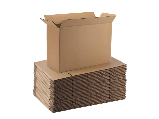 Shipping Boxes 12x9x4, Cardboard Shipping Mailing Box for Packaging, 25 Packs Corrugated Cardboard Boxes for Small Business, Easy Assemble for...