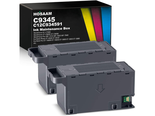 C9345 Ink Maintenance Box Replacement for WF-7840 ET-16650 ET-16600 ET-8550 ET-5850 ET-5880 ET-8500 WF-7820 WF-7310 ET-5800 EC-C7000 ST-C8000...