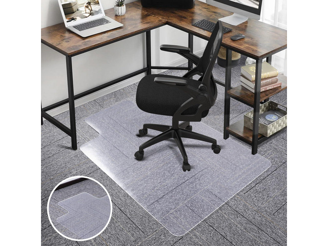 Chair Mat for Carpet, 36' x 48' Office Heavy Duty Chair Mat with Lip, Gaming Chair Mat for Carpeted Floors, Floor Protector Computer Desk Mat for...