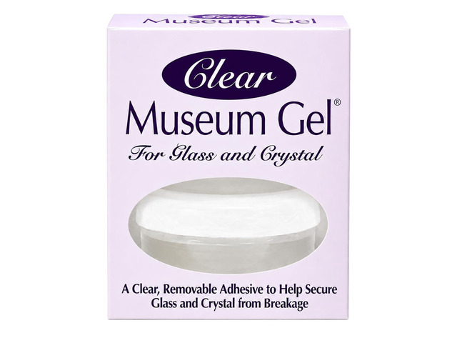 Ready America 33111 Museum Gel 4 oz, Clear Removable Clear Gel Secures Glass, Crystal, Collectibles, Figurines, and Vases, Reducing Sliding,...