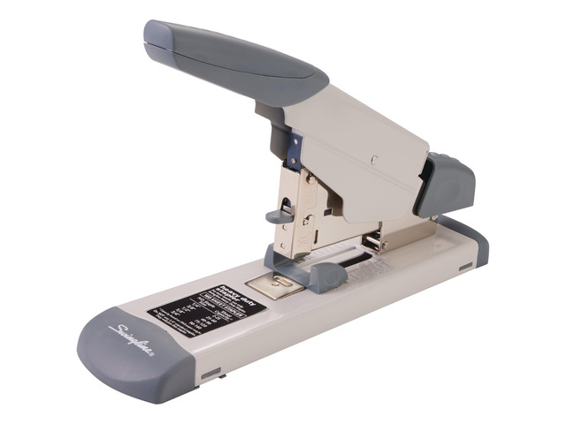 Heavy Duty Stapler, 160 Sheet Capacity, Includes Alignment Guide, Desktop Stapling, Platinum (39002)