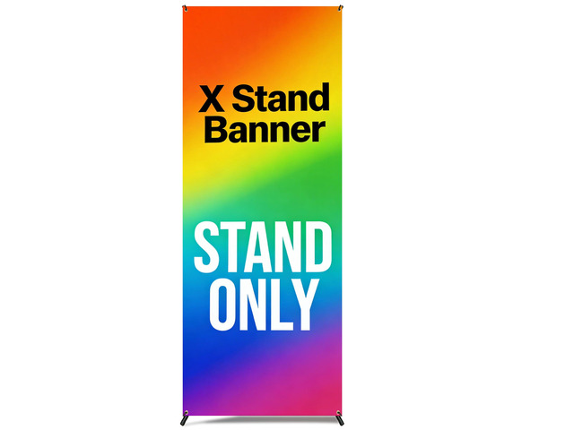 NEW Premium X Banner Stand 24'x72' 1 UNIT with Carrying Bag (STAND ONLY) PORTABLE AND VERSATILITY AND STURDY AND LIGHTWEIGHT AND ADJUSTABLE