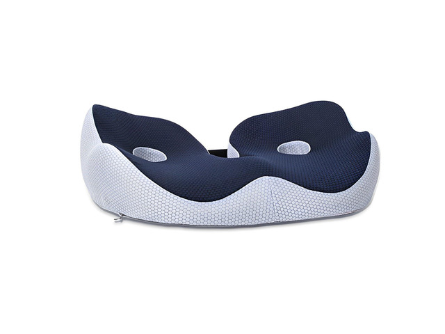 Seat Cushion, Seat Cushion for Sit Bone and Back Pain Relief, Butt, Tailbone, Hip, Hamstring, Posture Support - Memory Foam Comfort Ischial...